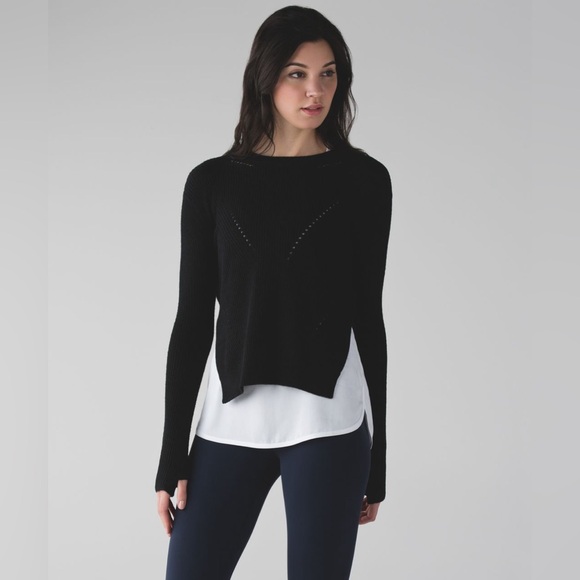 🍒 CHIC + COZY!! 💜 EUC Lululemon Seva Sweater | Sz 6 | Black Cherry | Retail $106 - Picture 11 of 14